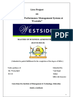Study On Performance Management System at Westside