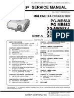 Sharp Projecor XG 55-65-x-V0D00039 PDF