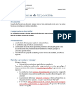 Tema de Exposición