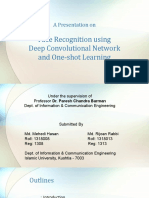 Face Recognition Using Deep Convolution Network and One-Shot Learning