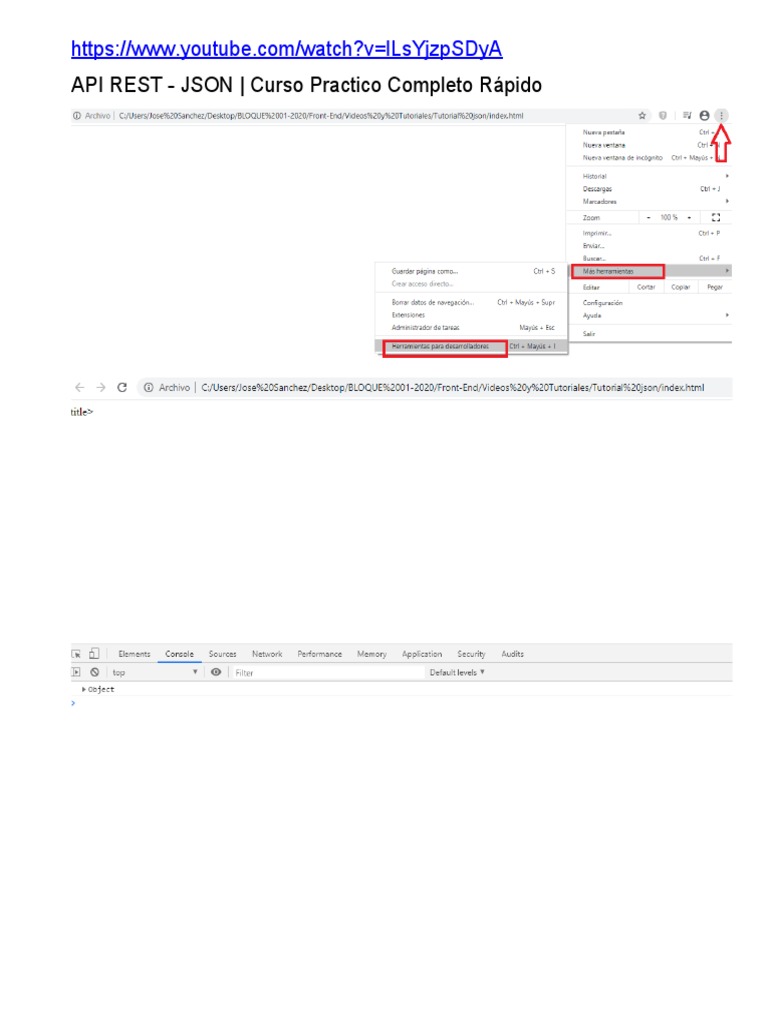 Curso JSON Gratis: API REST y Servidores | PDF | Servidor web ...