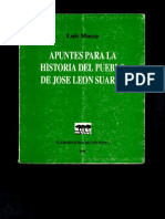 Apuntes para La Historia Del Pueblo de Jose Leon Suarez - Luis Massa PDF