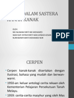 Genre Dalam Sastera Kanak-Kanak