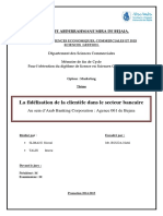 La Fidélisation de La Clientèle Dans Le Secteur Bancaire PDF