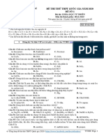 (MÃ ĐỀ 01) - ĐỀ THI THỬ THPT QUỐC GIA 2020 - MÔN HÓA PDF