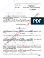 23. THPTQG 2020 - Vật Lý - Lương Thế Vinh - Hà Nội - L1 - có lời giải PDF