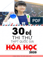 30 ĐÊ THI THỬ THPT QUỐC GIA 2020 - MÔN HÓA - TYHH PDF