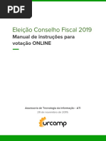 manual votação online - conselho fiscal 2019