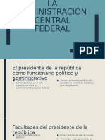 La administración central federal