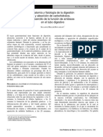 Anatomía, Fisiología de La Digestión y Absorción de Carbohidratos PDF