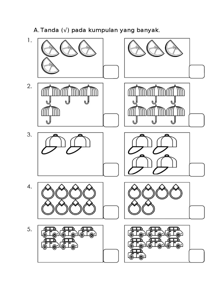 Latihan Matematik Tahun 1 | PDF