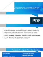 Mental Disorders and Pregnancy