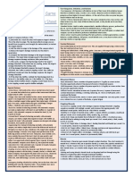 StarCraft Roleplaying Game Rules Reference Sheets