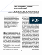 Flumazenil Reversión de La Sedación Consciente Inducida Con Fentanilo Intravenoso y Diazepam.