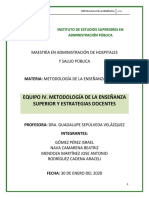 Unidad Iv. Metodologia de La Enseñanza Superior PDF