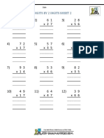 Multiplication 2 Digits by 2 Digits 2 PDF