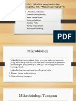 MIKROBIOLOGI TERAPAN Yang Terdiri Dari MIKROBIOLOGI UDARA