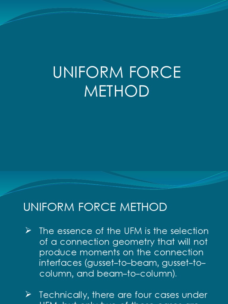 Uniform Force Method PDF