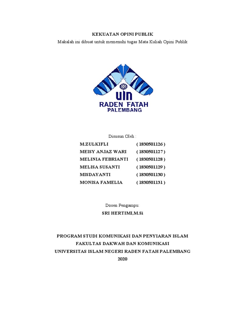 Kekuatan dan Faktor Opini Publik | PDF