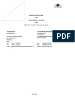 Bills of Quantities PDF