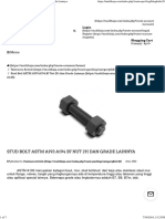 Stud Bolt ASTM A193 A194 B7 Nut 2H Dan Grade Lainnya PDF