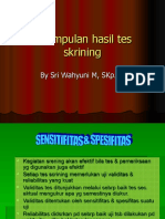 Sensitifitas Spesifitas