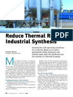 Reduce Thermal Risk in Industrial Synthesis 10-01