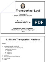 Sistem Transportasi Laut: SISTRANAS, Multimoda, Cabotage