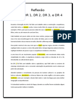 Reflexão sobre DRs abordados no CLC 6