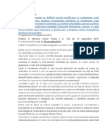 Ordonanta de Urgenta NR 64 2019 Privind Modificarea Si Completarea Legii NR 370 2004 Pentru Alegerea PDF