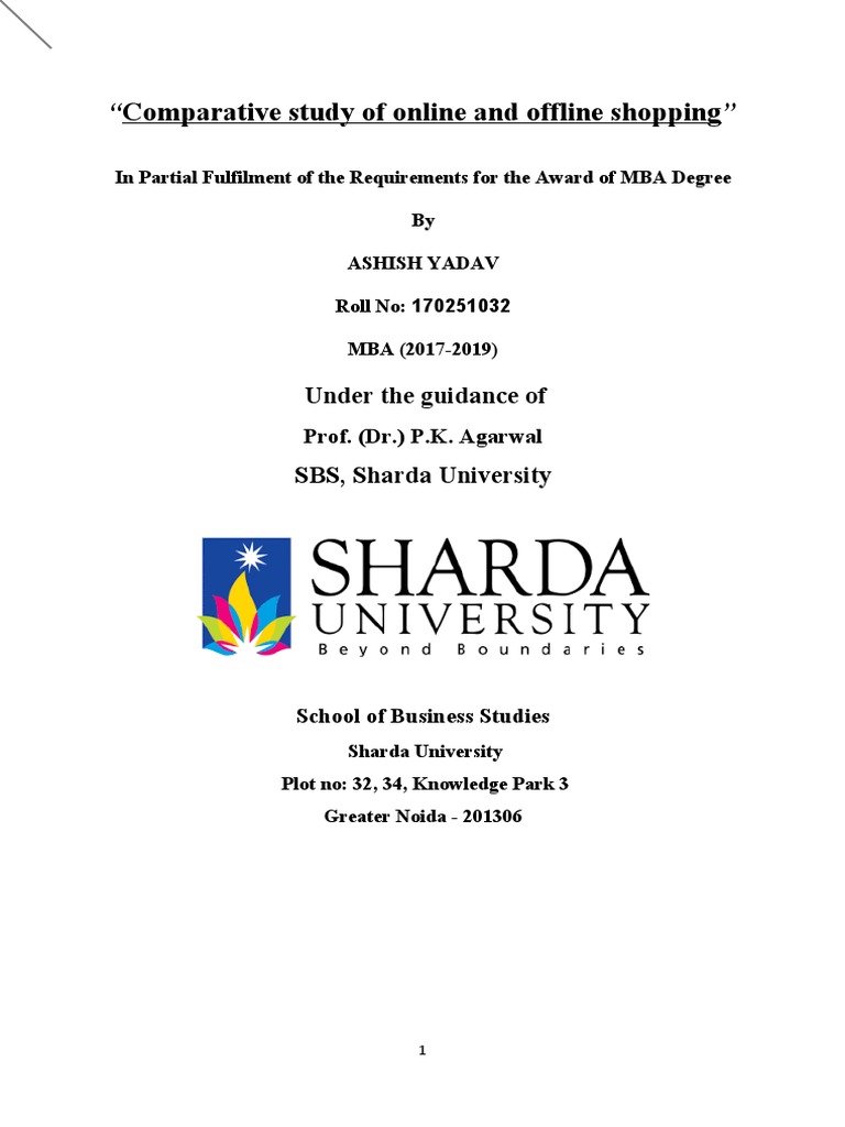 Comparative Study: Online vs Offline Shopping | PDF | Online Shopping ...