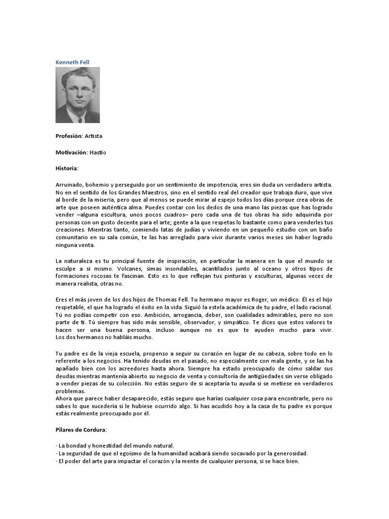 Kenneth y Thomas Fell: Vidas Contrastantes | PDF | Policía | Science
