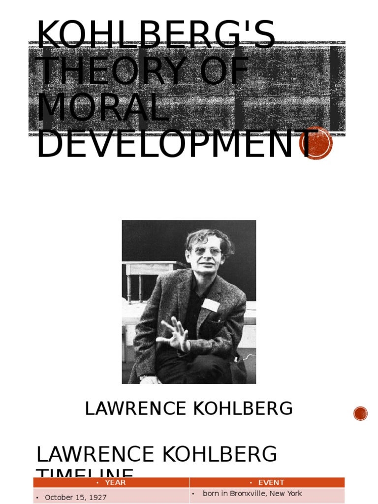 Kohlbergs Theory of Moral Development PDF Applied Ethics Action (Philosophy)
