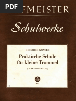 Heinrichknauer - Praktische Schule Für Kleine Trommel | PDF
