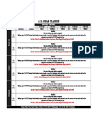 Course Time Table PDF 22