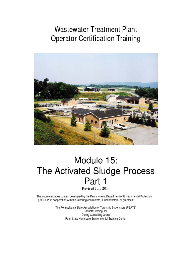 Wastewater Treatment Plant Operator Cert PDF PDF Sewage Treatment