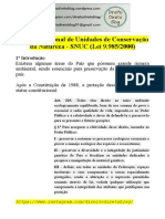 Apostila - Ambiental - Sistema Nacional de Unidades de Conservação