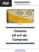 Cimento CP II-F-40 - Composto