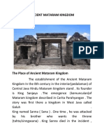 Ancient Mataram Kingdom