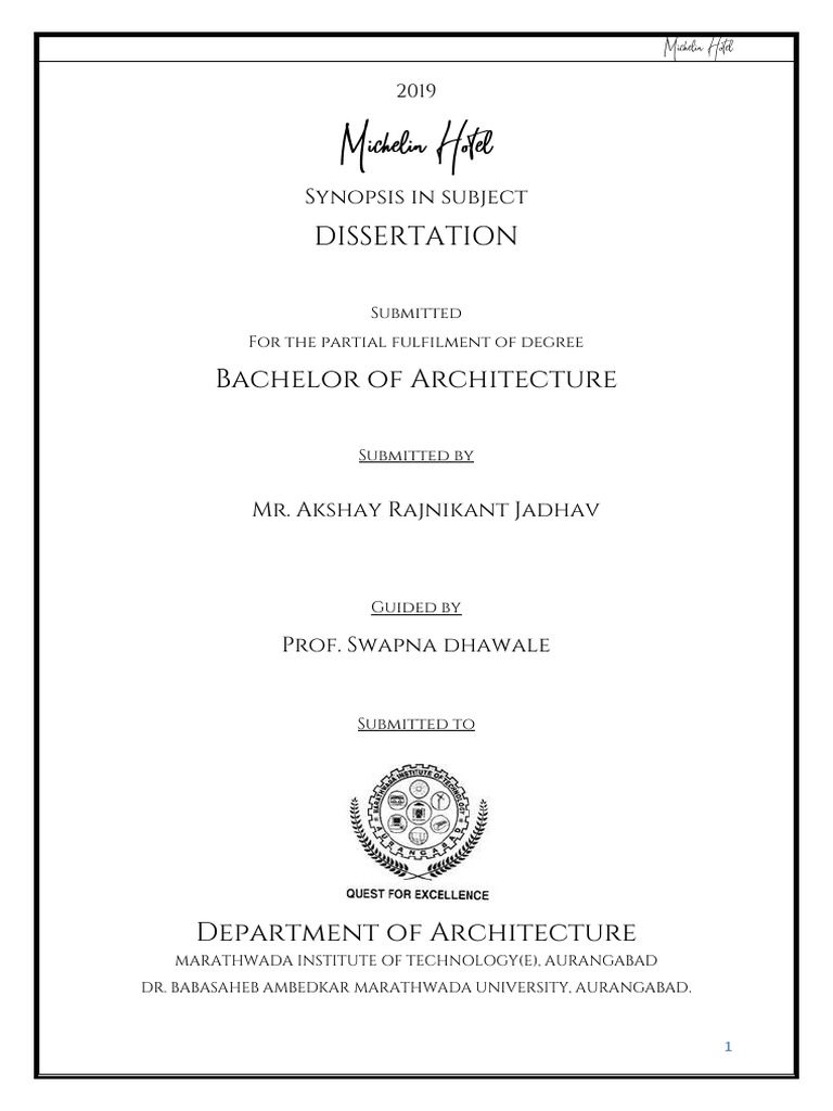 architectural thesis on 5 star hotel pdf