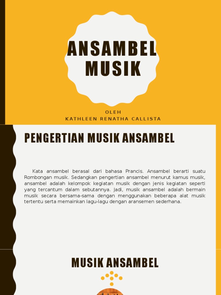 Power Point Bahan Ajar Ttg Ansambel Musik