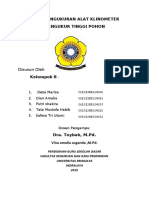 Hasil Pengukuran Alat Klinometer