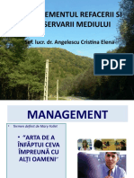 Managementul Refacerii Și Conservării Mediului1