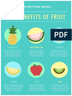 Fruits Information Campaign Poster PDF