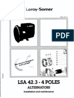 Alternadores LEROY SOMER Instalacion y Mantenimiento PDF