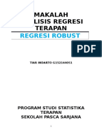 Makalah Analisis Regresi Terapan Regresi Robust