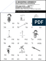 Guía Organización Silábica - Asociación Imagen Palabra PDF