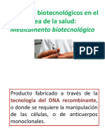 Clase 2 - Medicamento Biotecnológico