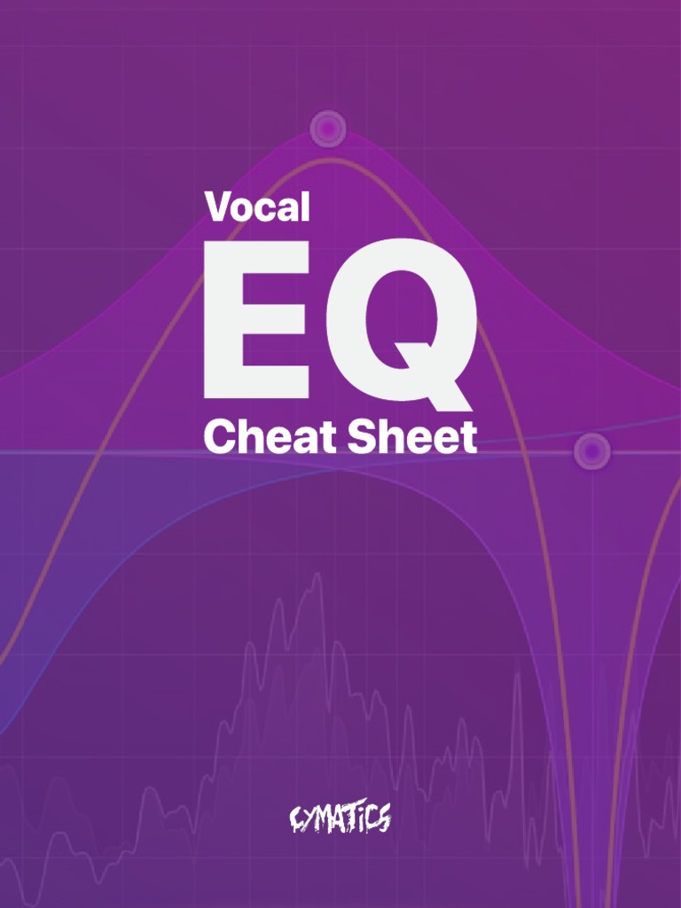Vocal EQ Cheat Sheet PDF Download Free PDF Equalization (Audio