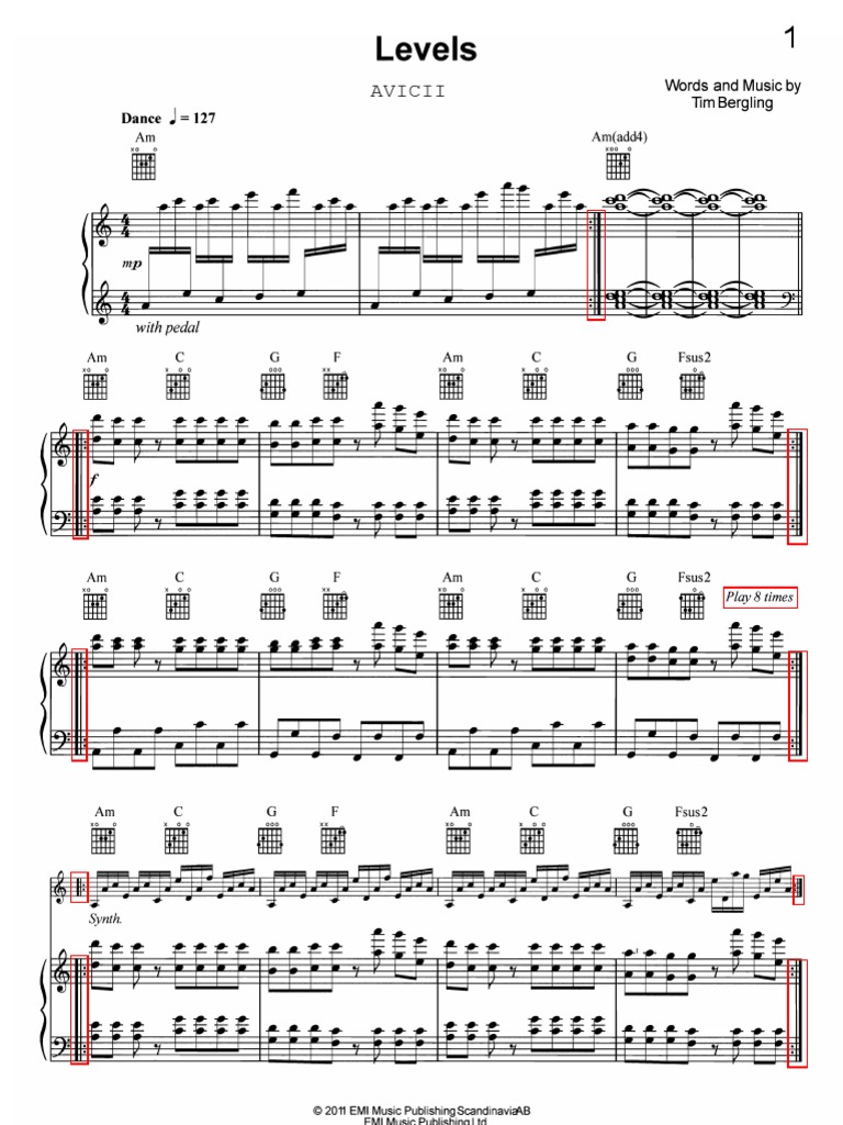 Avicii Levels PDF PDF